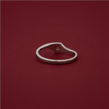 NO RESERVE 0.68 Ct Cubic Zirconia 925 Sterling Silver Ring