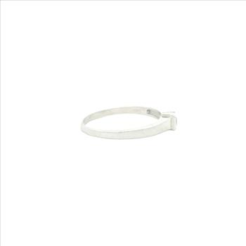 NO RESERVE 0.70 Ct Cubic Zirconia 925 Sterling Silver Ring