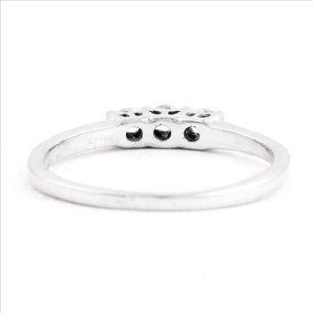 NO RESERVE 0.70 Ct Cubic Zirconia 925 Sterling Silver Ring
