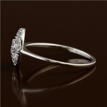 NO RESERVE 0.79 Ct Round Cubic Zirconia 925 Sterling Silver Ring