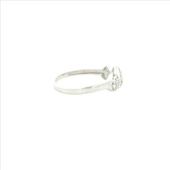 NO RESERVE 0.82 Ct Cubic Zirconia 925 Sterling Silver Ring