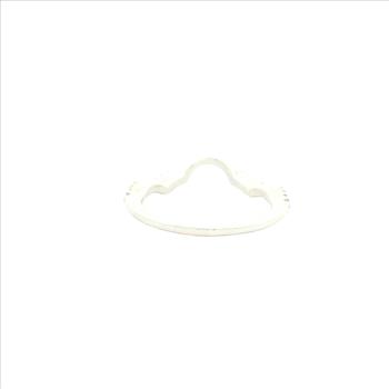 NO RESERVE 0.87 Ct Cubic Zirconia 925 Sterling Silver Ring