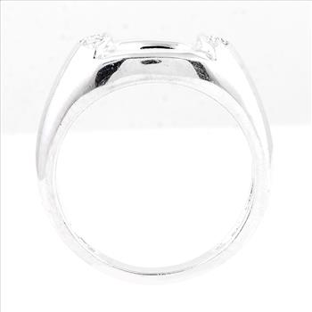 NO RESERVE 0.89 Ct Cubic Zirconia 925 Sterling Silver Ring