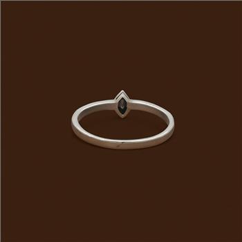 NO RESERVE 0.90 Ct Cubic Zirconia 925 Sterling Silver Ring