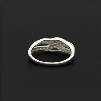 NO RESERVE 0.90 Ct Cubic Zirconia 925 Sterling Silver Ring