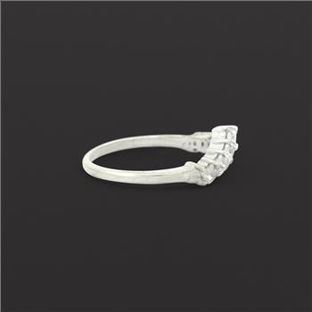NO RESERVE 0.94 Ct Cubic Zirconia 925 Sterling Silver Ring