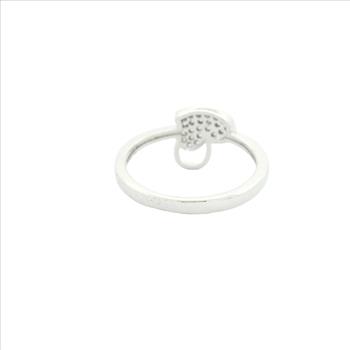 NO RESERVE 0.99 Ct Cubic Zirconia 925 Sterling Silver Ring