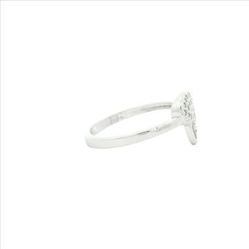 NO RESERVE 0.99 Ct Cubic Zirconia 925 Sterling Silver Ring