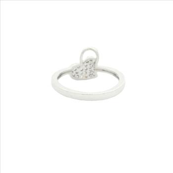 NO RESERVE 0.99 Ct Cubic Zirconia 925 Sterling Silver Ring