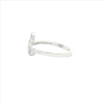 NO RESERVE 0.99 Ct Cubic Zirconia 925 Sterling Silver Ring