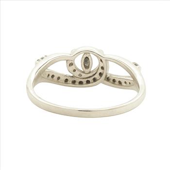 NO RESERVE 1.00 Ct Cubic Zirconia 925 Sterling Silver Ring