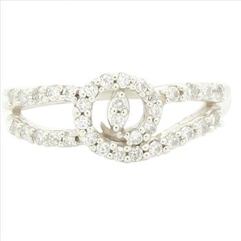 NO RESERVE 1.00 Ct Cubic Zirconia 925 Sterling Silver Ring