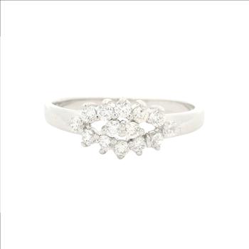 NO RESERVE 1.00 Ct Cubic Zirconia 925 Sterling Silver Ring