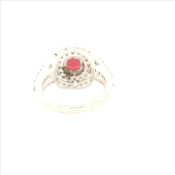 NO RESERVE 10.20 Ct Cubic Zirconia 925 Sterling Silver Ring