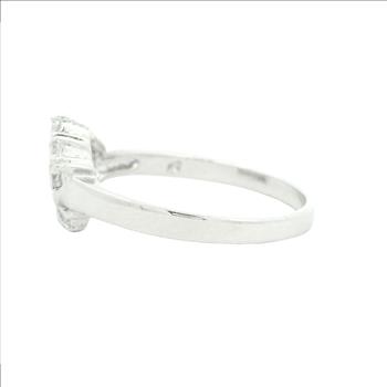 NO RESERVE 1.03 Ct Cubic Zirconia 925 Sterling Silver Ring