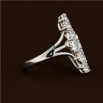 NO RESERVE 10.35 Ct Cubic Zirconia 925 Sterling Silver Ring