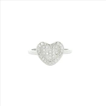 NO RESERVE 1.09 Ct Cubic Zirconia 925 Sterling Silver Ring