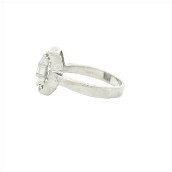 NO RESERVE 11.00 Ct Cubic Zirconia 925 Sterling Silver Ring