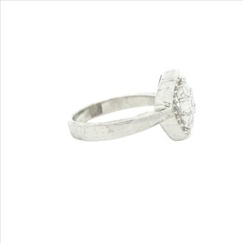 NO RESERVE 11.00 Ct Cubic Zirconia 925 Sterling Silver Ring