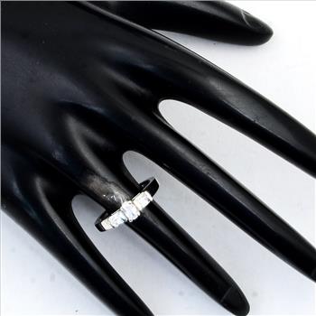 NO RESERVE 1.11 Ct Cubic Zirconia 925 Sterling Silver Ring