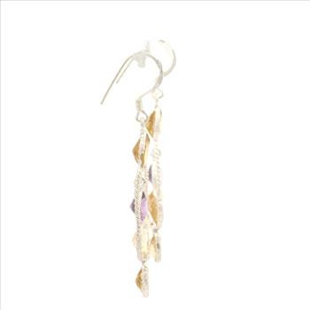NO RESERVE 11.13 Ct Citrine, Amethyst 925 Sterling Silver Earrings