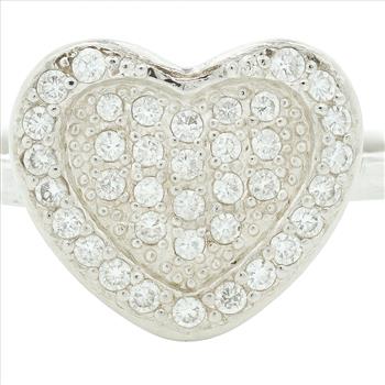 NO RESERVE 1.13 Ct Cubic Zirconia 925 Sterling Silver Ring