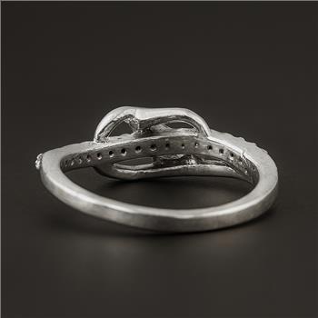 NO RESERVE 1.18 Ct Cubic Zirconia 925 Sterling Silver Ring