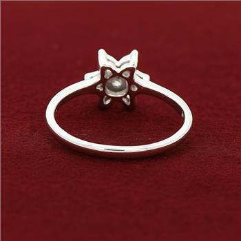 NO RESERVE 1.20 Ct Cubic Zirconia 925 Sterling Silver Ring