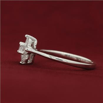 NO RESERVE 1.20 Ct Cubic Zirconia 925 Sterling Silver Ring