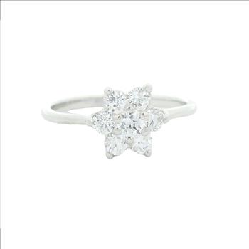 NO RESERVE 1.20 Ct Cubic Zirconia 925 Sterling Silver Ring