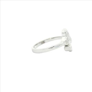 NO RESERVE 1.21 Ct Cubic Zirconia 925 Sterling Silver Ring