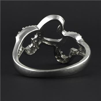 NO RESERVE 1.23 Ct Cubic Zirconia 925 Sterling Silver Ring