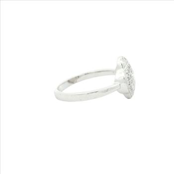 NO RESERVE 1.25 Ct Cubic Zirconia 925 Sterling Silver Ring