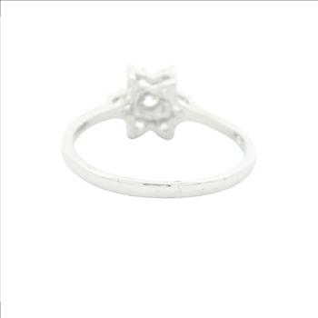 NO RESERVE 1.25 Ct Cubic Zirconia 925 Sterling Silver Ring