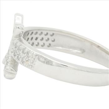 NO RESERVE 1.25 Ct Cubic Zirconia 925 Sterling Silver Ring