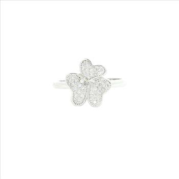 NO RESERVE 1.26 Ct Cubic Zirconia 925 Sterling Silver Ring