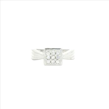 NO RESERVE 1.27 Ct Cubic Zirconia 925 Sterling Silver Ring