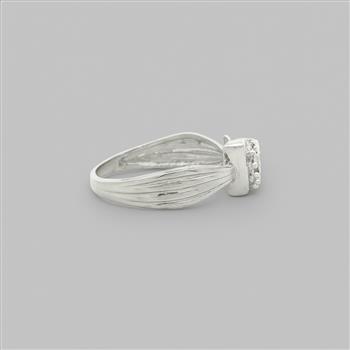 NO RESERVE 1.27 Ct Cubic Zirconia 925 Sterling Silver Ring