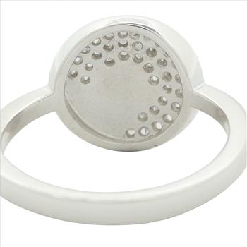 NO RESERVE 1.29 Ct Cubic Zirconia 925 Sterling Silver Ring