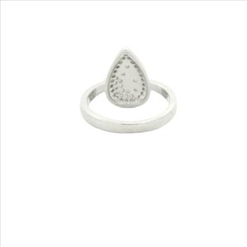 NO RESERVE 1.39 Ct Cubic Zirconia 925 Sterling Silver Ring