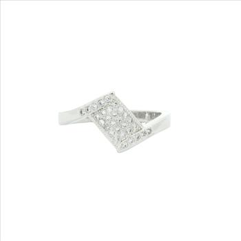 NO RESERVE 1.40 Ct Cubic Zirconia 925 Sterling Silver Ring