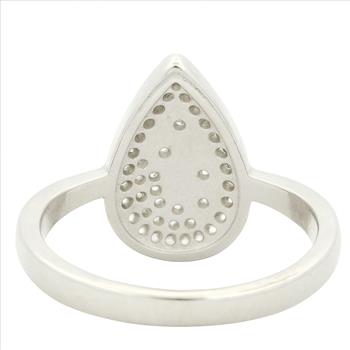 NO RESERVE 1.41 Ct Cubic Zirconia 925 Sterling Silver Ring