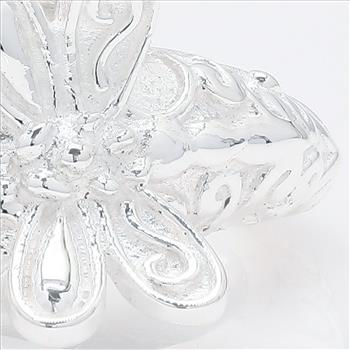 NO RESERVE 1.42 Ct Pear Pink Topaz 925 Sterling Silver Ring