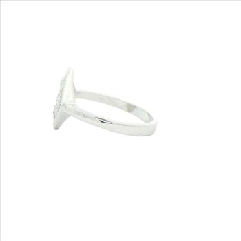 NO RESERVE 1.43 Ct Cubic Zirconia 925 Sterling Silver Ring