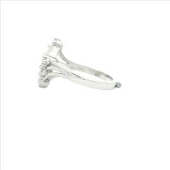 NO RESERVE 1.43 Ct Cubic Zirconia 925 Sterling Silver Ring
