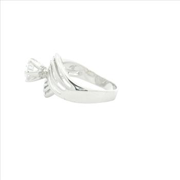 NO RESERVE 1.43 Ct Cubic Zirconia 925 Sterling Silver Ring