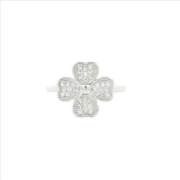 NO RESERVE 1.44 Ct Cubic Zirconia 925 Sterling Silver Ring