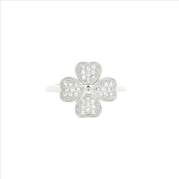 NO RESERVE 1.45 Ct Cubic Zirconia 925 Sterling Silver Ring