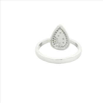 NO RESERVE 1.51 Ct Cubic Zirconia 925 Sterling Silver Ring