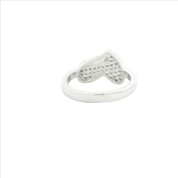 NO RESERVE 1.52 Ct Cubic Zirconia 925 Sterling Silver Ring
